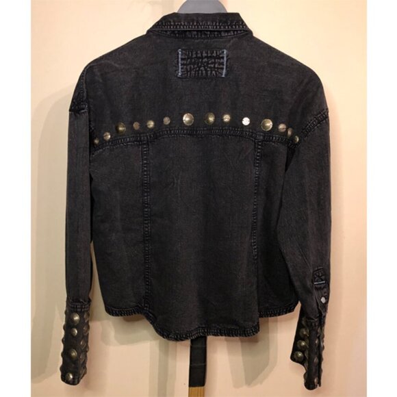 We The Free Free people Austin Denim Top Shirt Size XS-S Relaxed Fit - Picture 6 of 8